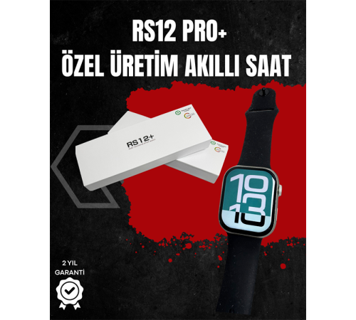 RS12 PRO+ 2025 Serisi Uzun Şarj Süreli Garantili Full Ekranlı Özel Üretim Akıllı Saat – 2GB Hafıza, AMOLED, GPS, Sesli Arama
