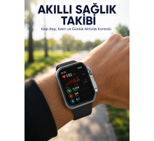 RS12 PRO+ 2025 Serisi Uzun Şarj Süreli Garantili Full Ekranlı Özel Üretim Akıllı Saat – 2GB Hafıza, AMOLED, GPS, Sesli Arama Yeni Nesil