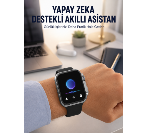 RS12 PRO+ 2025 Serisi Garantili Özel Üretim Akıllı Saat – AMOLED Ekran, GPS, 2GB Hafıza, Sesli Görüşme, Uzun Şarj Süresi Yeni Nesil