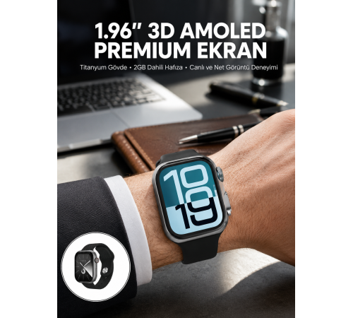 RS12 PRO+ 2025 Serisi Özel Üretim Full Ekranlı Akıllı Saat – Nabız ve Uyku Takibi, Bluetooth Arama, Garantili, Güçlü Batarya