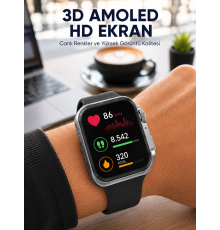 Gelişmiş Özellikli Akıllı Saat Dayanıklı Yapı ve AMOLED Ekran Yeni Nesil