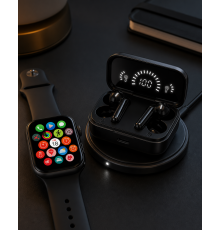 Spor ve Günlük Kullanıma Uygun Akıllı Saat ve Bluetooth Kulaklık Seti Yüksek Performans