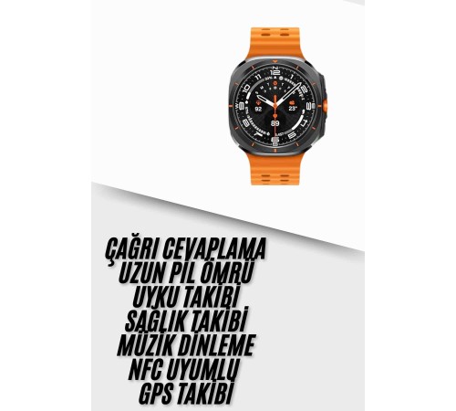 Yeni Nesil Çağrı Cevaplayabilen 47 MM Titreşimli Çok Fonksiyonlu Akıllı Saat Yeni Nesil