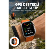 Yeni Nesil Çağrı Cevaplayabilen 47 MM Titreşimli Çok Fonksiyonlu Akıllı Saat Yeni Nesil