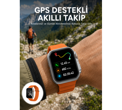 Yeni Nesil Çağrı Cevaplayabilen 47 MM Titreşimli Çok Fonksiyonlu Akıllı Saat Yeni Nesil