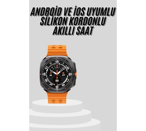 Yeni Nesil Çağrı Cevaplayabilen 47 MM Titreşimli Çok Fonksiyonlu Akıllı Saat