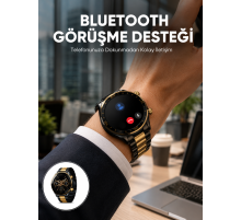 Amoled Ekran Akıllı Saat Uyku Nabız Adım Ölçer Su Geçirmez Yeni Nesil
