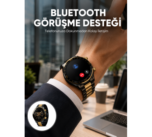 Amoled Ekran Akıllı Saat Uyku Nabız Adım Ölçer Su Geçirmez Yeni Nesil