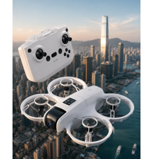 Işıklı Mini Drone Çift Batarya ve Yedek Pervane Setli