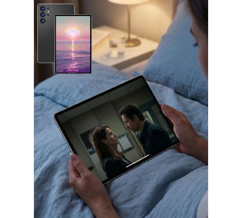 WiFi Destekli Android Tablet 10.1 İnç Geniş Ekran Tablet Seti