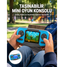 Taşınabilir Mini Video Oyun Konsolu Ergonomik Tasarım