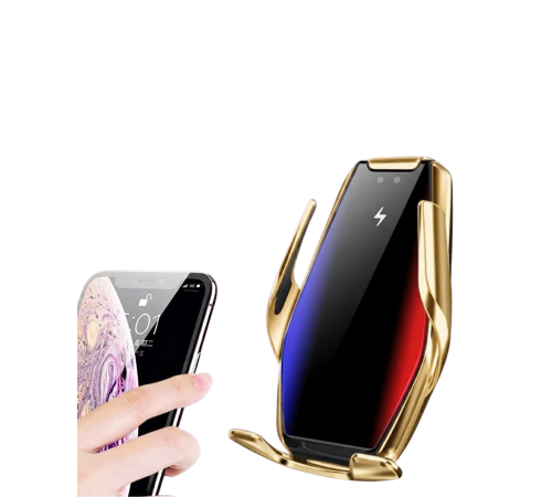Otomatik Açılan Araç Telefon Tutucu Kablosuz Şarj ve Tek Elle Kullanım