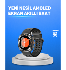 Değiştirilebilir Kordonlu Akıllı Saat IPS Ekran ve Bildirim Desteği