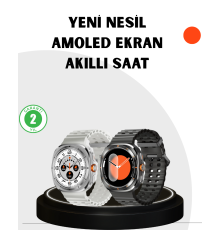 Modern Akıllı Saat Kablosuz Şarj Sosyal Medya Bildirimli