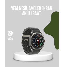 Akıllı Saat Kablosuz Şarj Arama Cevaplama ve Geniş Ekran Desteği