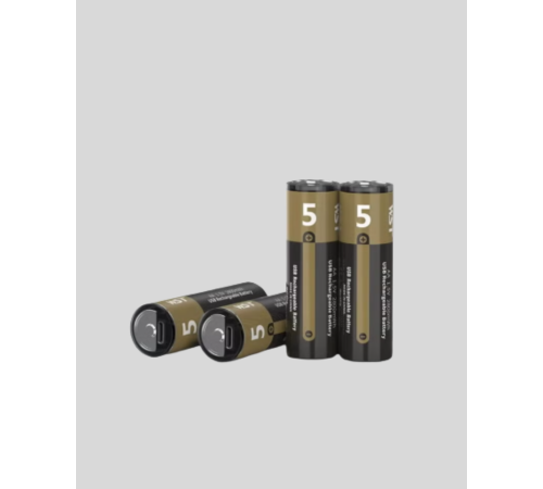 Type-C USB ile Hızlı Şarj Edilebilir AA Kalem Pil | 1.5V Lityum | Çiftli Paket