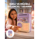 Mor Otomatik Para Girişli Elektronik Şifreli Kumbara