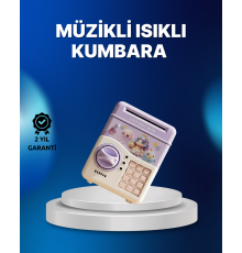 Mor Otomatik Para Girişli Elektronik Şifreli Kumbara