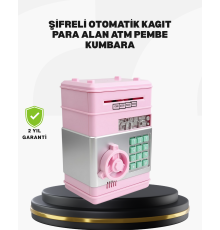 Büyük Hazneli Şifreli Para Tasarruf Kumbarası