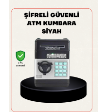 Para Kasası Görünümlü Elektronik Şifreli Kumbara