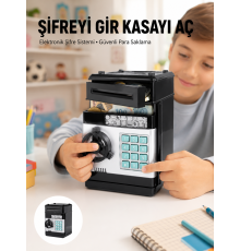Işıklı Sesli Şifreli ATM Görünümlü Kasa Kumbara
