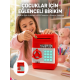 Kırmızı ATM Kasa Tipi Para Biriktirme Kumbarası
