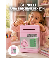 Elektronik Şifreli Otomatik Para Yutan Çocuk Kumbarası