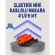 5 Metre Kablolu 4’lü Kırmızı Priz Makara