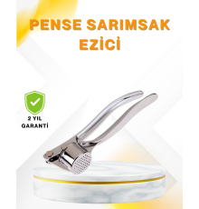 Metal Sarımsak Ezici Ergonomik Tutma ve Güçlü Presleme