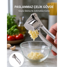 Sarımsak Presi Kolay Temizlik ve Yüksek Basınçlı Ezme