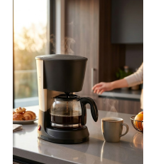 12 Fincan Filtre Kahve Makinesi 1.2 Litre Damlatmaz Sistem Kahve Makinesi