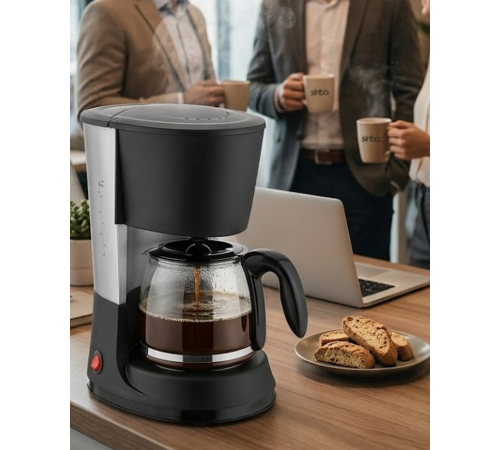 12 Fincan Filtre Kahve Makinesi 1.2 Litre Damlatmaz Sistem Kahve Makinesi
