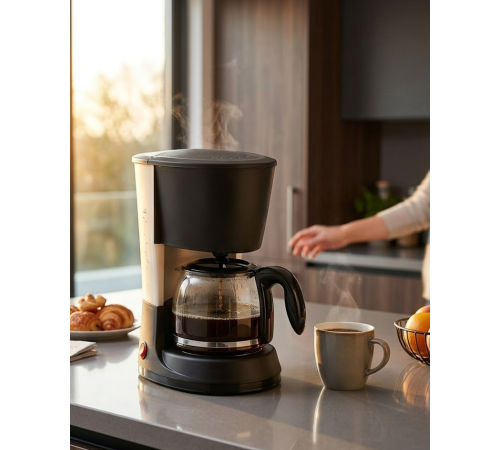 12 Fincan Filtre Kahve Makinesi 1.2 Litre Damlatmaz Sistem Kahve Makinesi