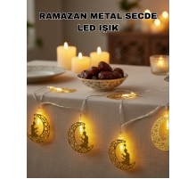 Ramazan Temalı Ay İçinde Secde Eden Adam LED Peri Işığı