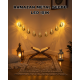 Ramazan Ay Işığı Secde Eden Adam Silüetli LED Peri Işığı
