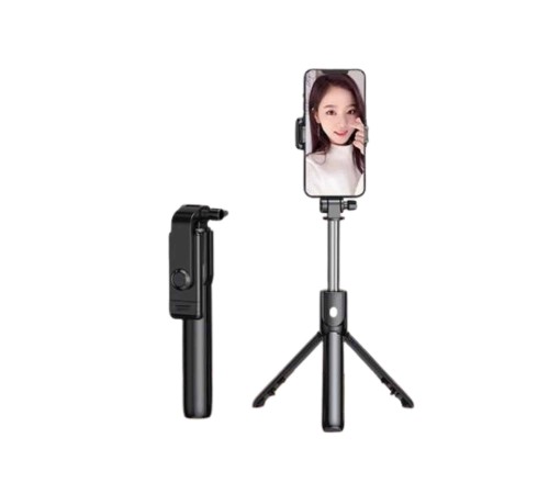 Selfie Çubuğu Tripod Bluetooth Kumandalı Selfie Çubuğu Telefon Tutucu