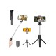 Tripod Selfie Çubuğu Bluetooth Kumandalı Kablosuz Led Işıklı