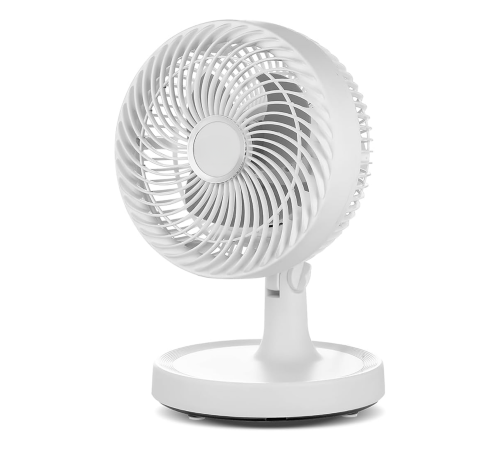 Sessiz Çalışan Mini Masaüstü Fan 2 Kademeli Otomatik Salınımlı