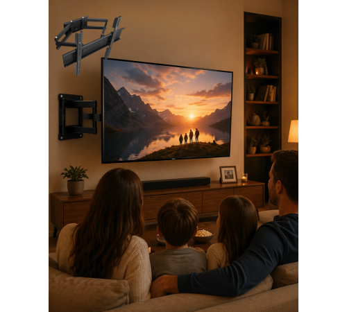 32 55 İnç Ayarlanabilir TV Askı Aparatı Güçlü Duvar Tipi Askı