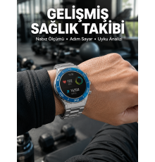 2025 Model Yuvarlak Ekran Android ve İOS Uyumlu GPS Takibi Yapabilen Akıllı Saat Yeni Nesil