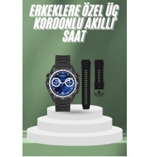 2025 Model Yuvarlak Ekran Android ve İOS Uyumlu GPS Takibi Yapabilen Akıllı Saat