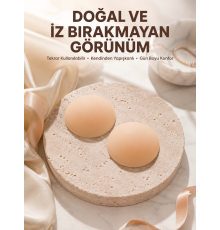 Silikon Göğüs Ucu Kapatıcı Kendinden Yapışkanlı Tekrar Kullanılabilir