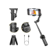 Profesyonel Telefon Gimbal Stabilizer 3 Axis Video Sabitleyici Vlog Tripod