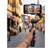 Telefon Gimbal Stabilizer Video Sabitleyici Vlog Çekim Aparatı