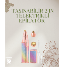 Mini Elektrikli Epilatör Cihazı – USB Şarjlı, Acısız Yüz ve Kaş Bakım Aleti
