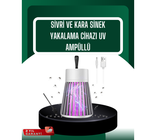 Kamp ve Bahçe İçin Şarjlı Böcek Kovucu Lamba