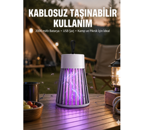 Uzun Ömürlü Bataryalı Taşınabilir Böcek Kovucu