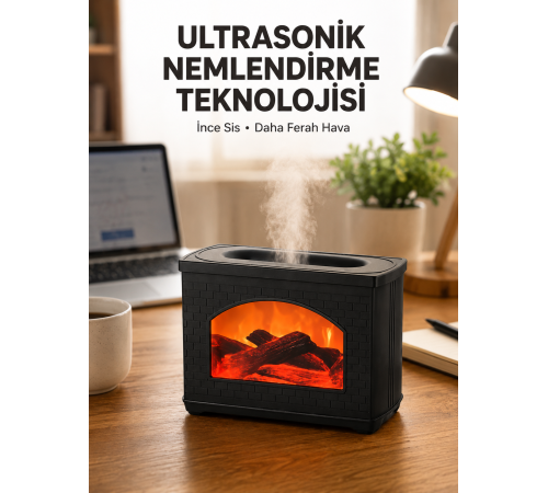 USB Güçlü Ultrasonik Hava Nemlendirici Sessiz Çalışan 270 ml Difüzör