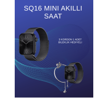 SQ-16 Mini Series 10 Akıllı Saat | Spor Modları, Bildirim ve Müzik Kontrolü