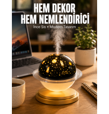 Hava Nemlendirici Renk Değiştiren Oda Kokusu Yıldızlı Projektör
